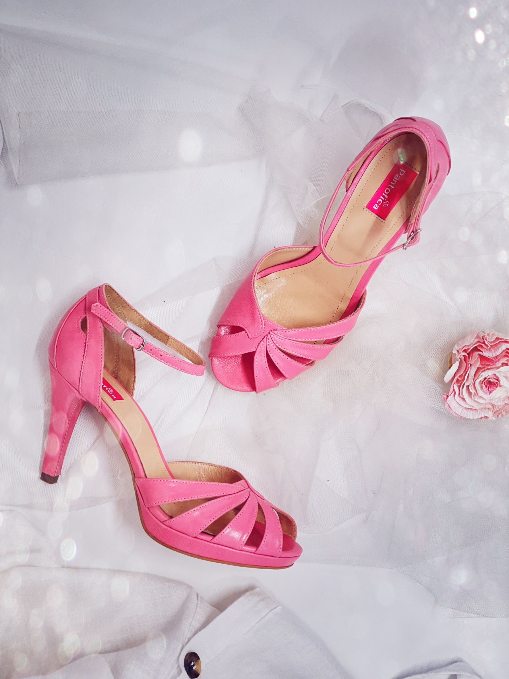 Sandale Flower High Heel
