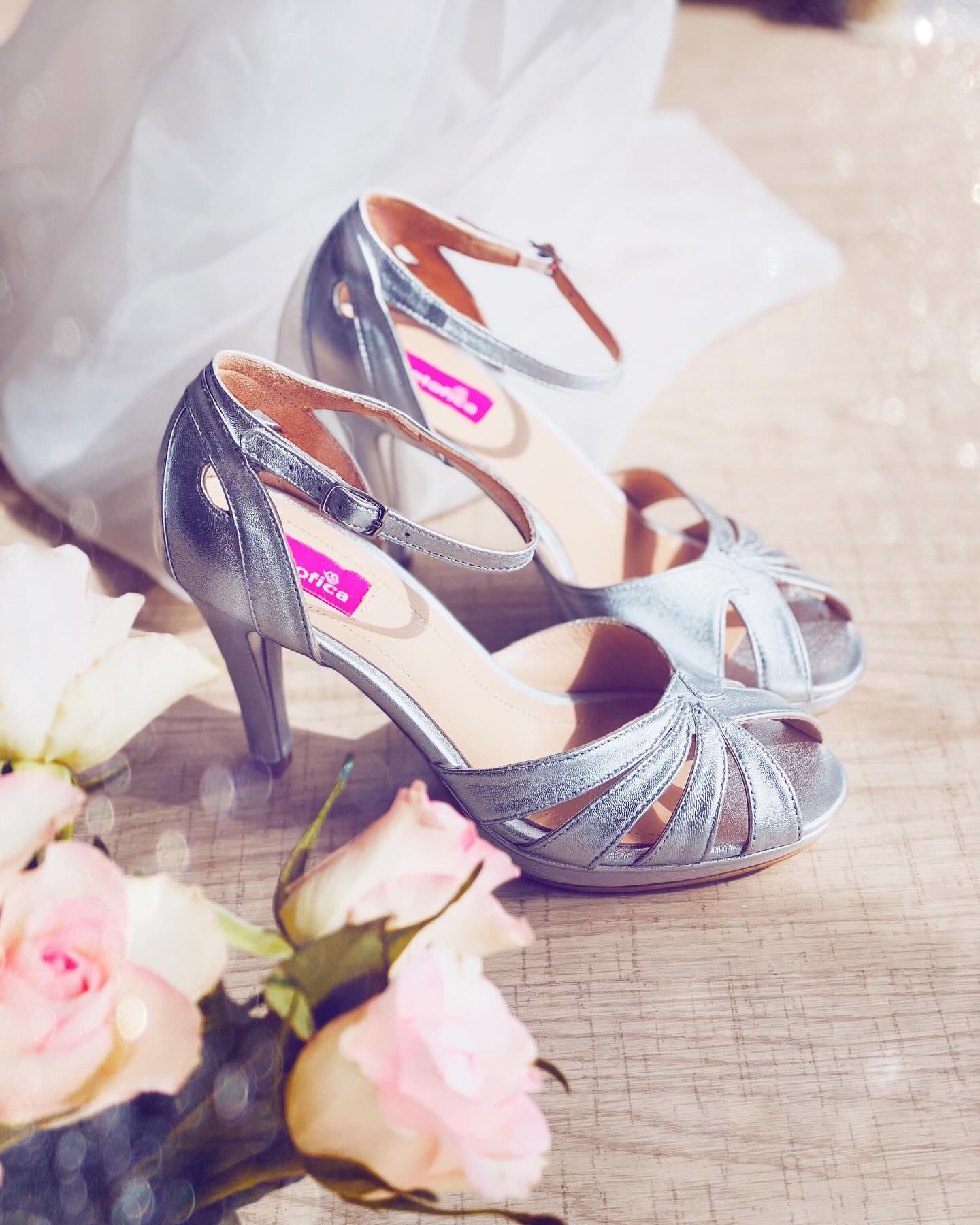 Sandale Flower High Heel